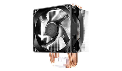 CShop.co.za | Powered by Compuclinic Solutions CM Cooler H411 Compact Air Tower; 92mm White LED Fan; 4 Heat Pipes. RR-H411-20PW-R1
