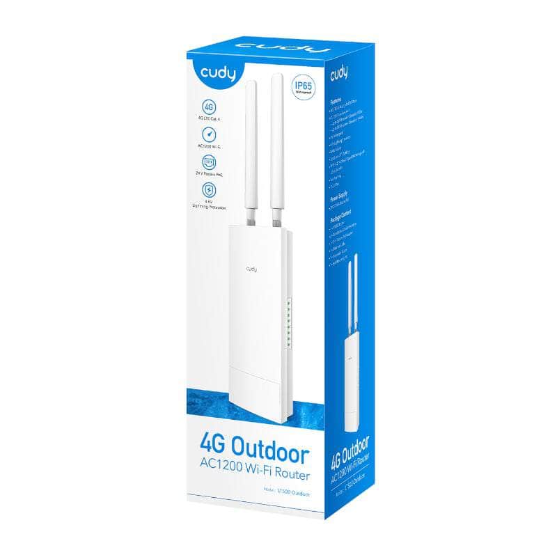 Cudy Cudy Ac1200 Wi Fi 4 G Lte Cat4 Outdoor Router Lt500 Outdoor LT500 OUTDOOR
