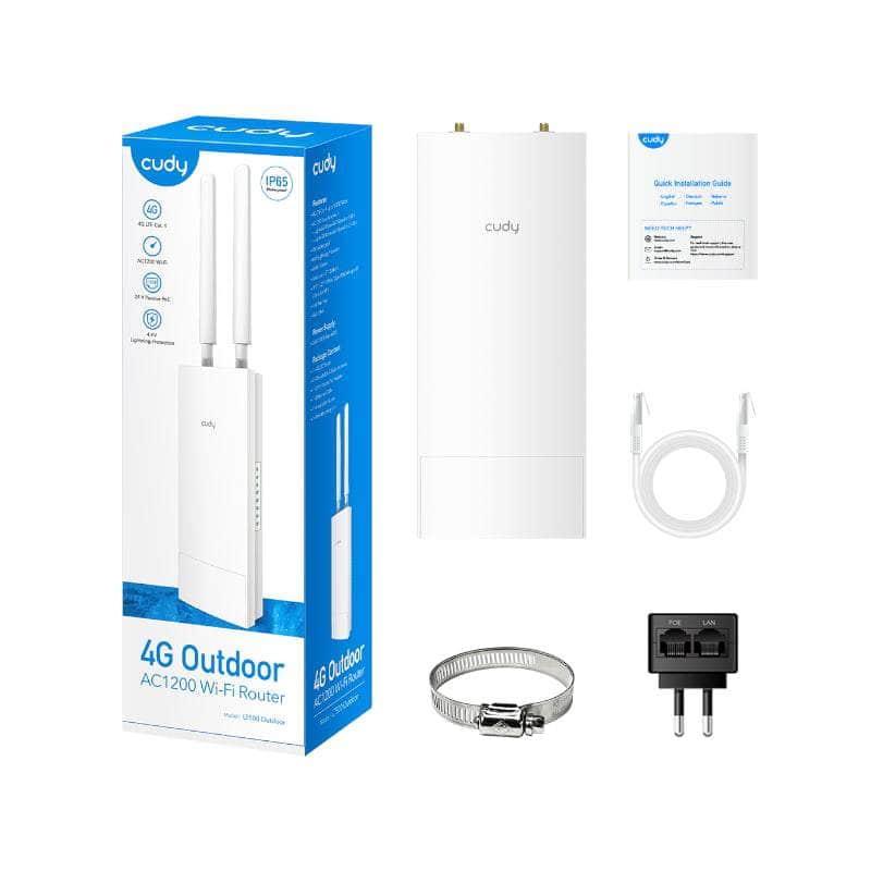 Cudy Cudy Ac1200 Wi Fi 4 G Lte Cat4 Outdoor Router Lt500 Outdoor LT500 OUTDOOR