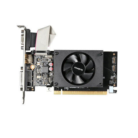 CShop.co.za | Powered by Compuclinic Solutions GIGABYTE nVidia GeForce® GT 710 2GB GDDR3 VGA/DVI-DI/HDMI. GV-N710D3-2GL