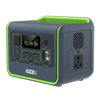Gizzu Gizzu Hero Core 512 Wh/800 W Ups Fast Charge Lifepo4 Portable Power Station Gps500 U GPS500U