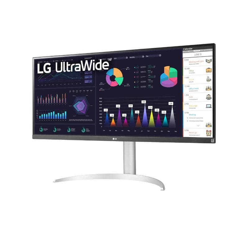 LG Lg 34" Ips Panel Ultra Wide Monitor 75 Hz 34 Wq650 W 34WQ650-W
