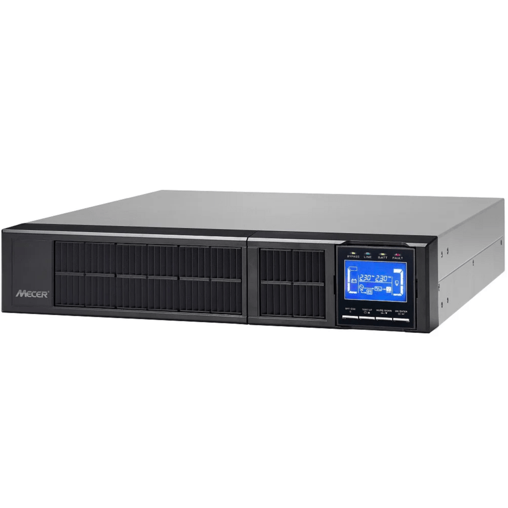 MECER MECER WINNER PRO 1000VA 2U ON-LINE RACKMOUNT UPS PF 0.8 - Battery Warranty 6 Months ME-1000-WPRU