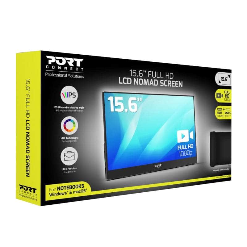 Port Port Portable Monitor 15.6" Fhd Non Touch 902101 902101