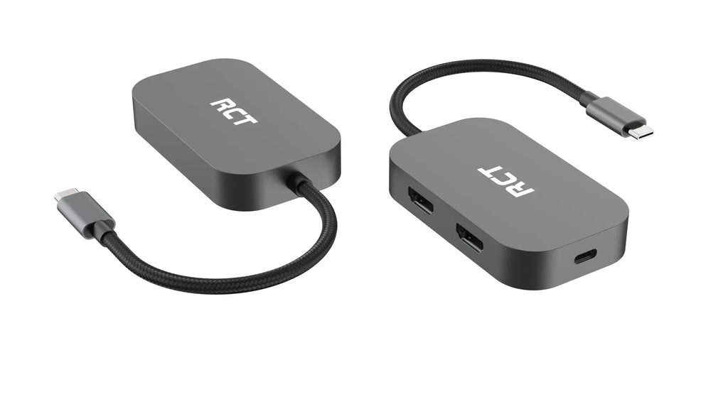 CShop.co.za | Powered by Compuclinic Solutions RCT ADP-5050 USB 3.1 Type-C; 2x HDMI 4K60Hz; USB C PD 100W; interface of Apple computers; tablets and Android mobile phones RCT ADP-5050