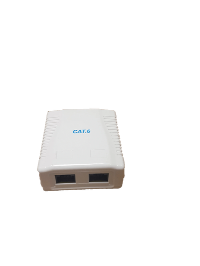CShop.co.za | Powered by Compuclinic Solutions RCT- CAT6 WALLBOX DUAL PORT CAT6DWB