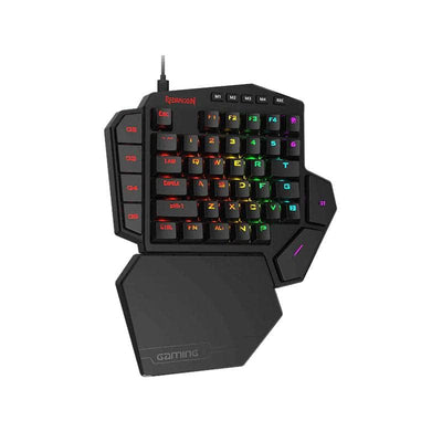 Redragon Redragon Diti Elite Pro One Handed Rgb Wireless Mechanical Gaming Keyboard Black Rd K585 Rgb Pro RD-K585RGB-PRO