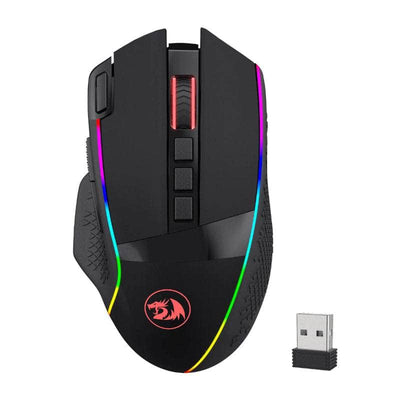 Redragon Redragon Enlightment 19000 Dpi Rgb Wireless Gaming Mouse Black Rd M991 Rgb RD-M991-RGB