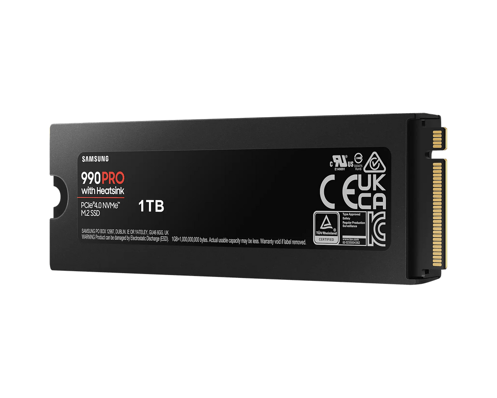 CShop.co.za | Powered by Compuclinic Solutions Samsung 990 Pro 1 Tb Nvme Ssd W/Heatsink MZ-V9P1T0CW