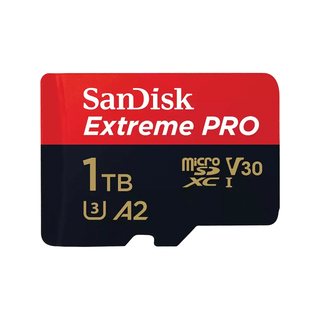 Sandisk Sandisk Extreme Pro 1TB 4K Video MicroSDXC Card with Adapter SDSQXCD-1T00-GN6MA