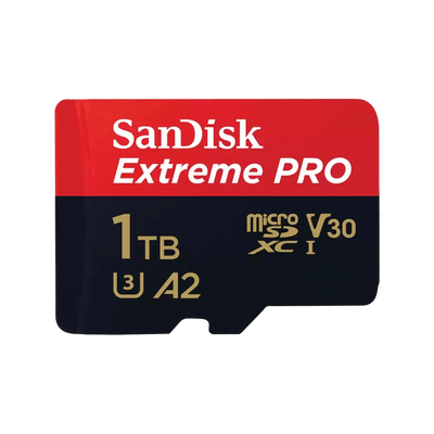 Sandisk Sandisk Extreme Pro 1TB 4K Video MicroSDXC Card with Adapter SDSQXCD-1T00-GN6MA