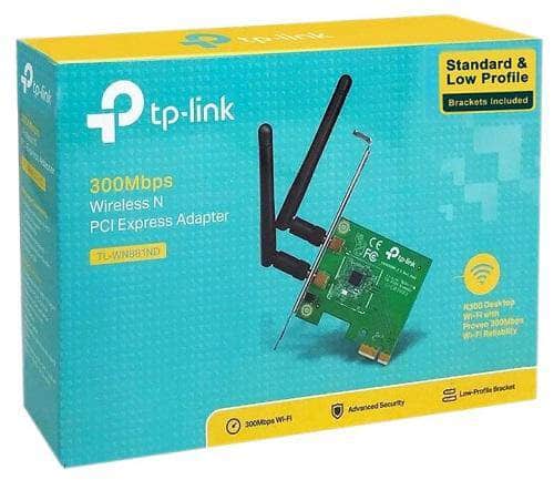 CShop.co.za | Powered by Compuclinic Solutions TP-LINK WN881ND 300Mbps Wireless N PCI Express Adapter. TL-WN881ND