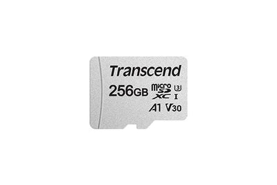 CShop.co.za | Powered by Compuclinic Solutions TRANSCEND 256GB MICRO SDXC C 10 UHS-I U1/U3 V30 A1 WITH SD ADAPTOR TS256GUSD300S-A