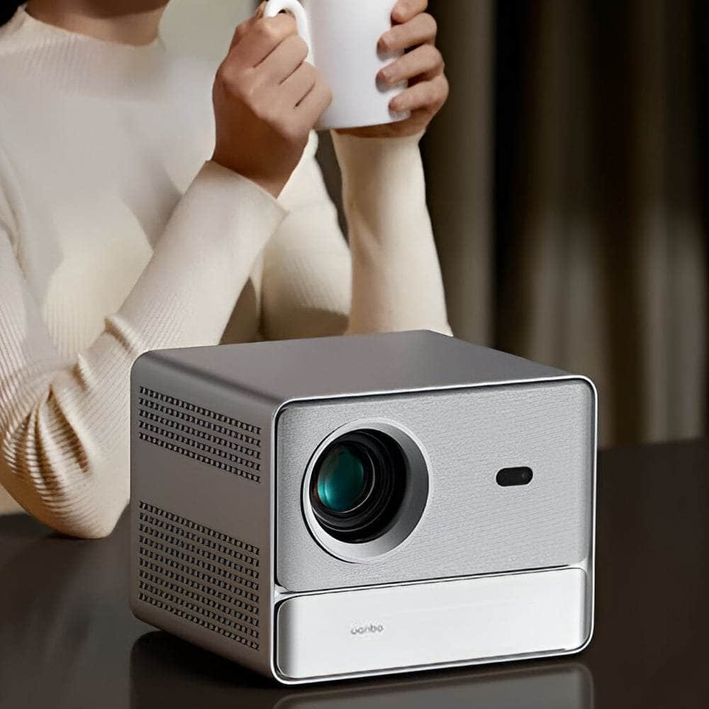 WANBO Wanbo Davinci 1 Pro 1080 P 650 Ansi Android 11 Smart Home Theatre Projector Silver Davinci 1 Pro DAVINCI 1 PRO