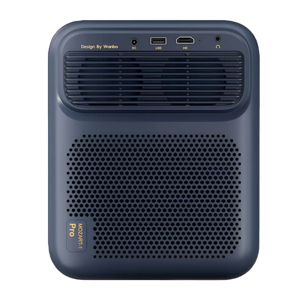 WANBO Wanbo Mozart 1 Pro 1080 P 900 Ansi Android 11 Smart Home Theatre Projector Dark Blue Mozart 1 Pro MOZART 1 PRO