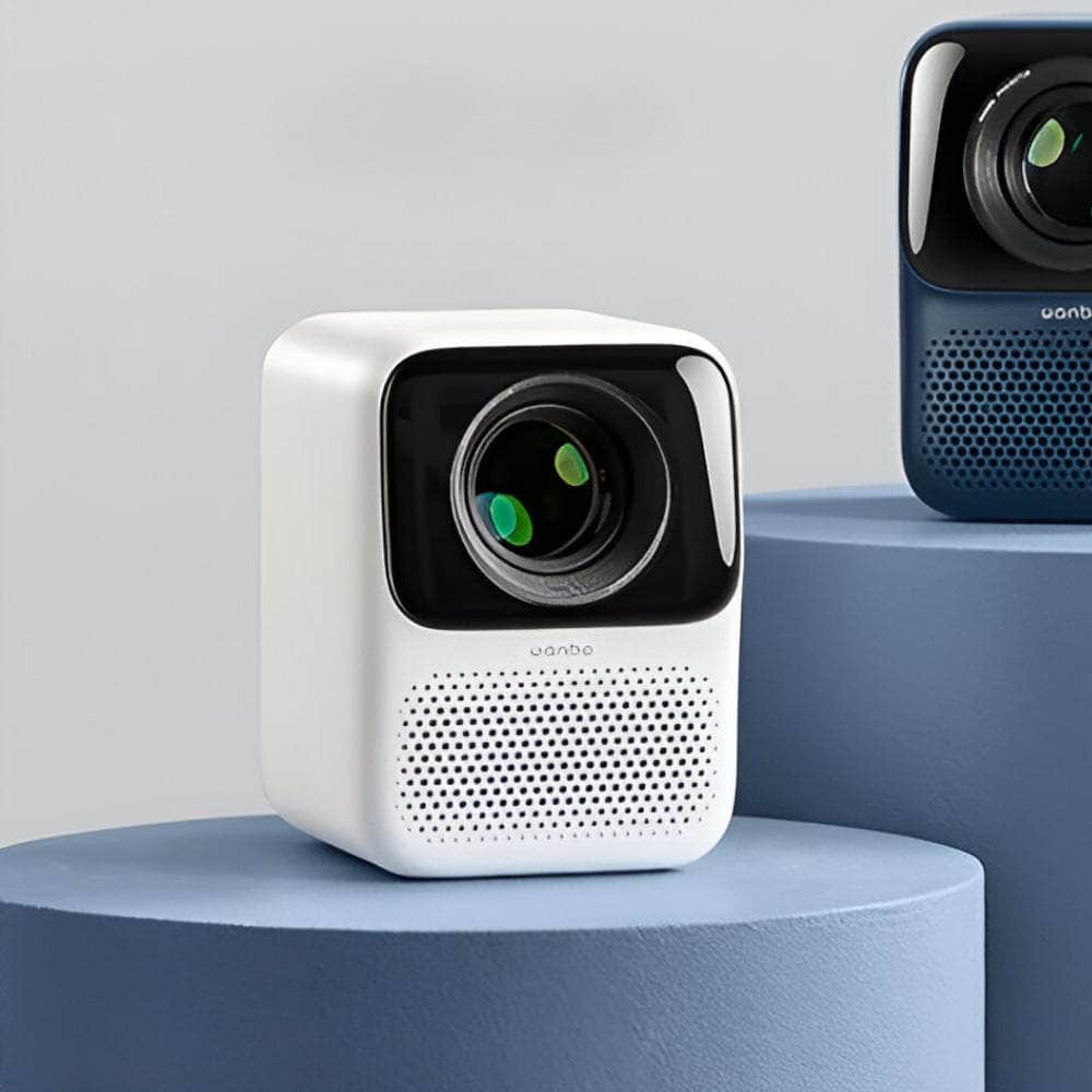 WANBO Wanbo T2 Max 1080 P 450 Ansi Android 9.0 Smart Projector White T2 Max T2 MAX