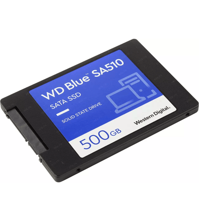 Western Digital Wd Blue Sa510 500 Gb 2.5 Inch 7 Mm Sata 6 Gbs 3 D Nand Internal Solid State Drive Wds500 G3 B0 A WDS500G3B0A