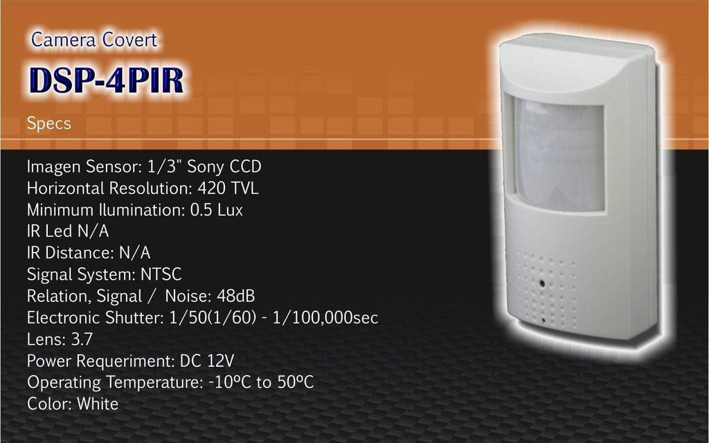 CShop.co.za | Powered by Compuclinic Solutions 1/3" SONY 420TVL PIR COVERT 3.7MM LENS MV-326CS