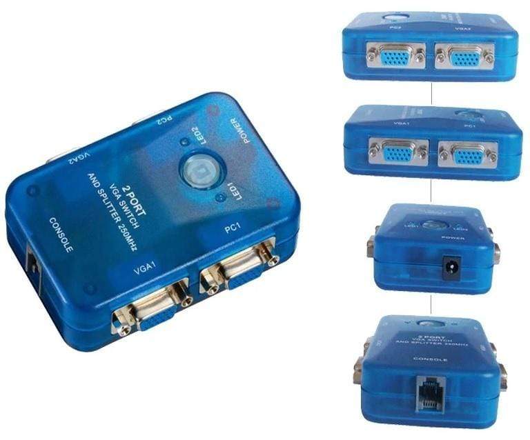 CShop.co.za | Powered by Compuclinic Solutions 2 IN 2 OUT VGA SWITCH AND SPLITTER MT-202S