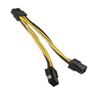 CShop.co.za | Powered by Compuclinic Solutions 2 X 6PIN FEMALE TO 8PIN MALE ATX004