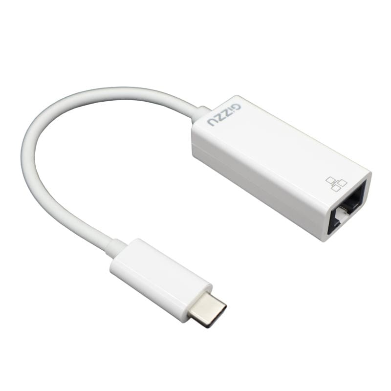 Gizzu Gizzu Usb C To Gigabit Adapter White Gaucgbffp GAUCGBFFP