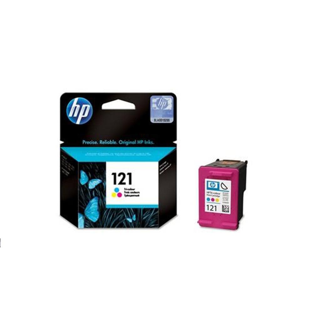 HP Cartridge HP 121 Tri-Colour Original Ink Cartridge - CC643HE CC643HE