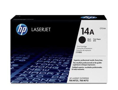 CShop.co.za | Powered by Compuclinic Solutions Hp # 14 A Hp Lj Enterprise 700 M712725 Series Black Print Cartridge New Cf214 A CF214A