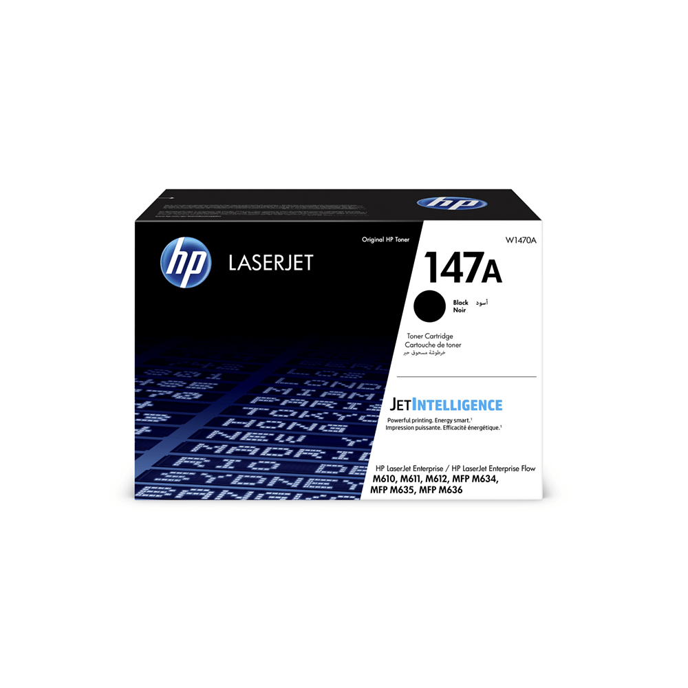 HP HP # 147 A Black Laser Jet Toner Cartridge -W1470A W1470A
