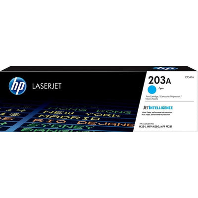 HP HP # 203 A Original Cyan Laser Jet Toner Cartridge Lj Pro M254/Mfp 281 CF541A CF541A