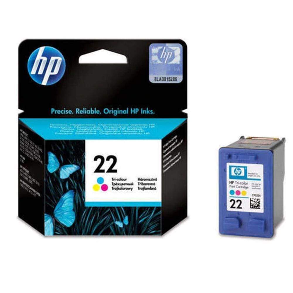 HP Cartridge HP 22 Tri-Colour Original Ink Cartridge - C9352AE C9352AE