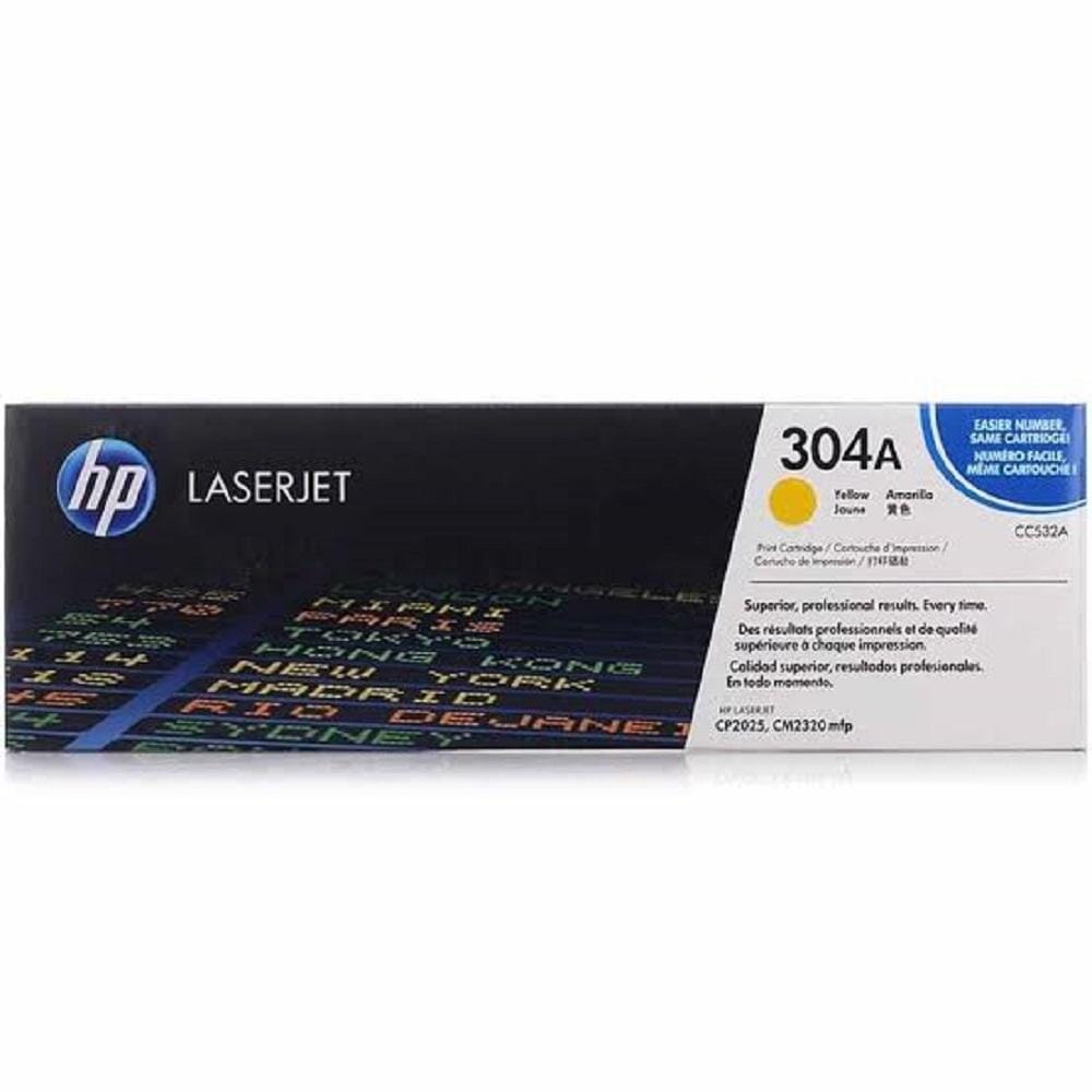 HP Toner Cartridge HP 304a Yellow Original Laserjet Toner Cartridge - CC532A CC532A