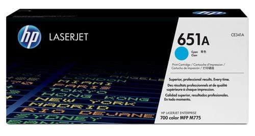 CShop.co.za | Powered by Compuclinic Solutions HP # 651A CYAN PRINT CARTRIDGE - LJ ENTERPRISE 700 COLOR MFP M775 SERIES - CE341A CE341A