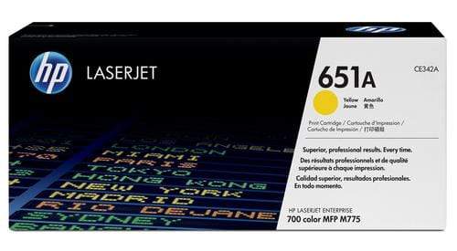 CShop.co.za | Powered by Compuclinic Solutions HP # 651A YELLOW PRINT CARTRIDGE - LJ ENTERPRISE 700 COLOR MFP M775 SERIES - CE342A CE342A