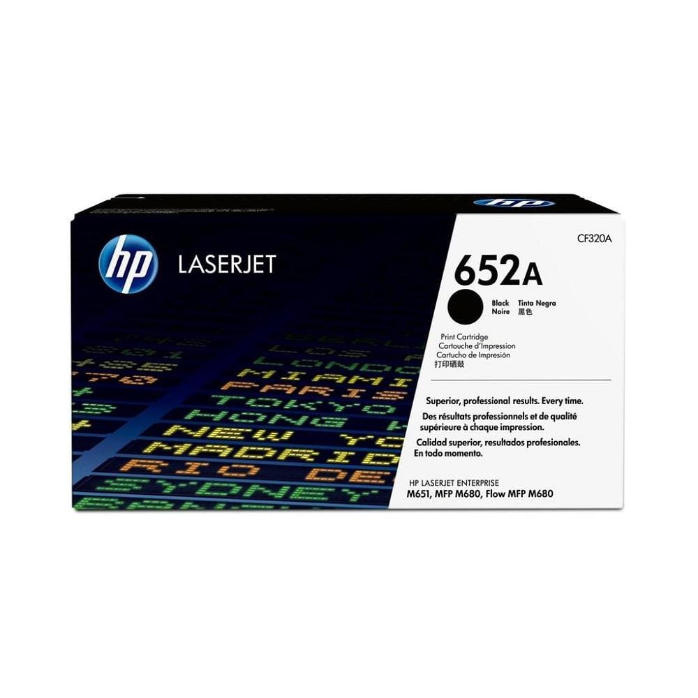 DELL HP # 652A CLJ M651/M680 BLACK PRINT CARTRIDGE. - CF320A CF320A