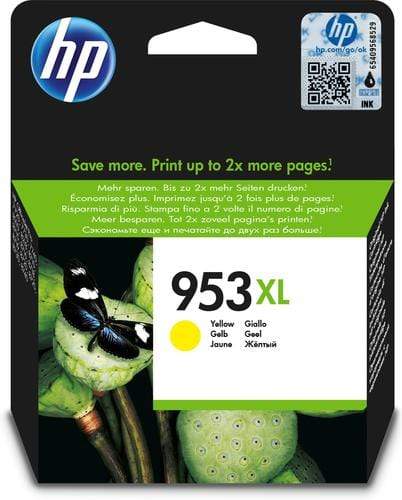 CShop.co.za | Powered by Compuclinic Solutions HP # 953XL High Yield Yellow Original Ink Cartridge - HP OfficeJet Pro 8710/8720/8725/8730/8740 - F6U18AE F6U18AE