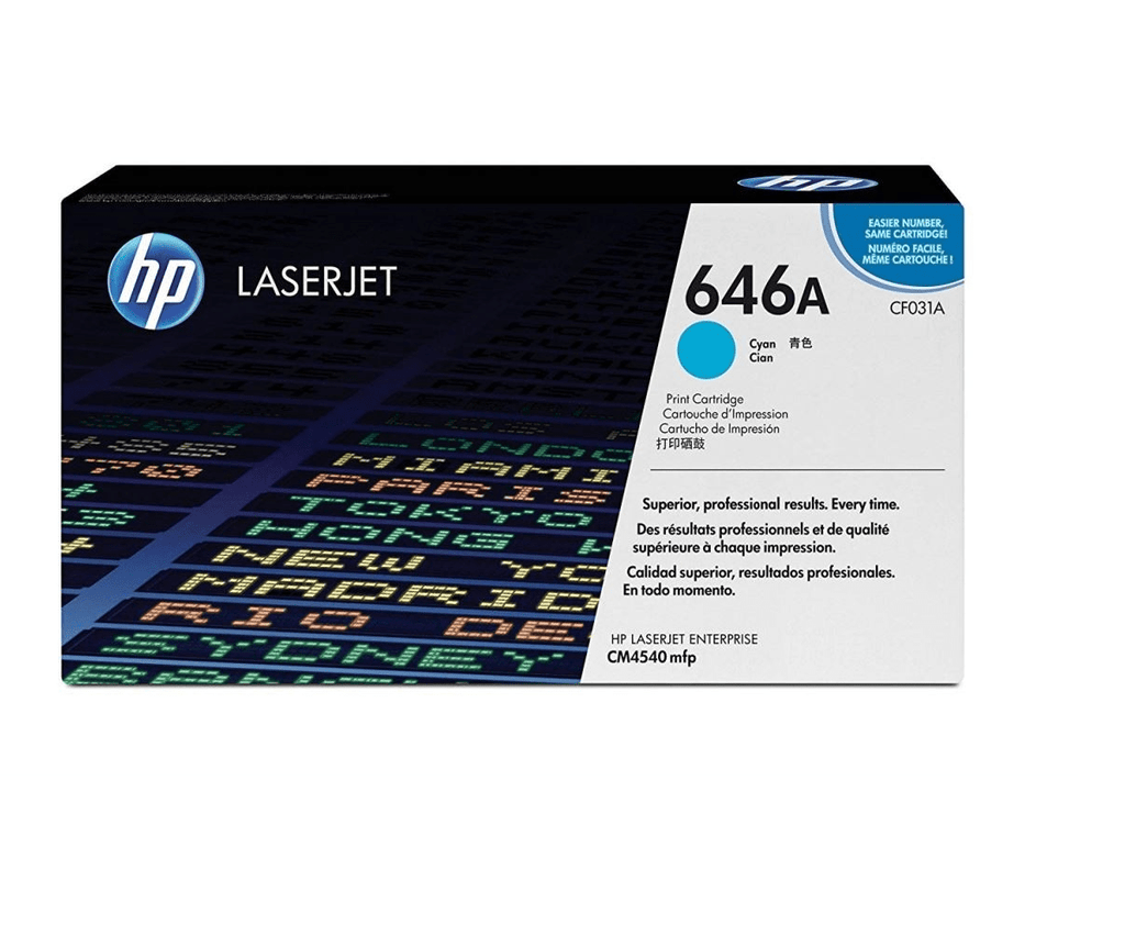 HP COLOUR LASERJET 646A CYAN PRINT CARTRIDGE - CF031A - CShop.co.za | Powered by Compuclinic Solutions