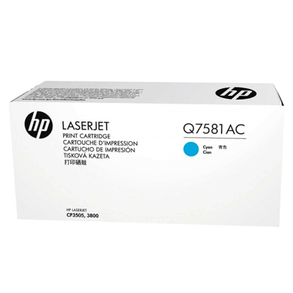 HP HP Q7581AC CYAN TONER CARTRIDGE - Q7581AC Q7581AC