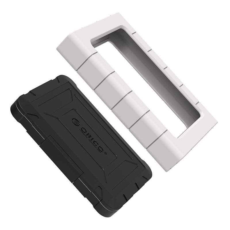 Orico 2.5 USB3.0 External Dust and Shock Resistant HDD Enclosure - Black and Grey - 2539U3-BK - CShop.co.za | Powered by Compuclinic Solutions