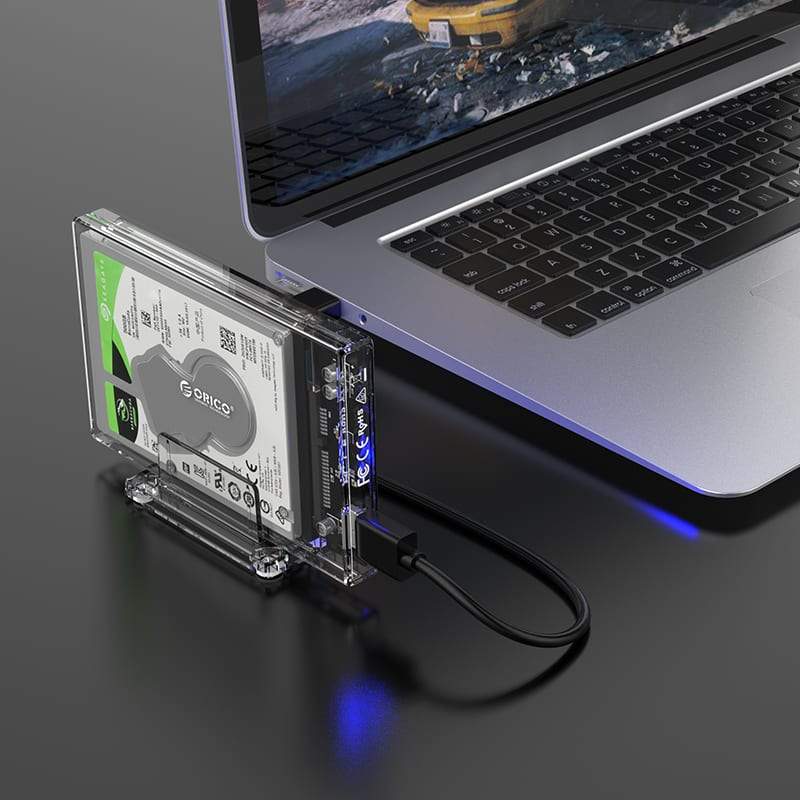 Orico 2.5 USB3.0 External Hard Drive Enclosure Transparen - CShop.co.za | Powered by Compuclinic Solutions