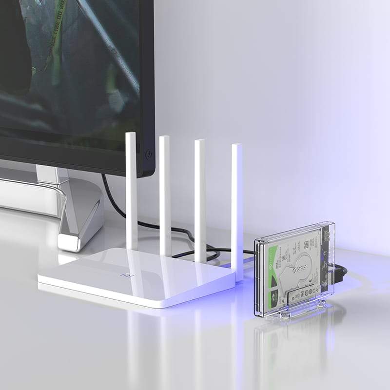 Orico 2.5 USB3.0 External Hard Drive Enclosure Transparen - CShop.co.za | Powered by Compuclinic Solutions