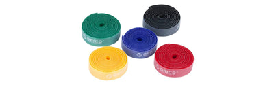 Orico velcro cable ties 5 x 1m Pack Multi Colour - CBT-5S - CShop.co.za | Powered by Compuclinic Solutions