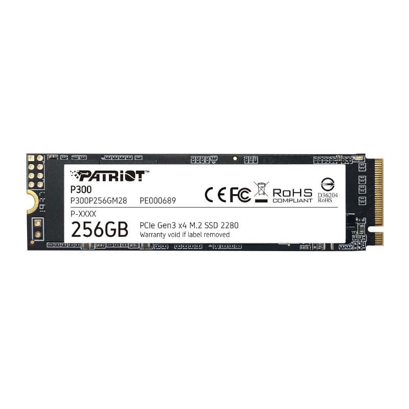 Patriot Patriot P300 256 Gb M.2 Pc Ie Nv Me Ssd P300 P256 Gm28 P300P256GM28