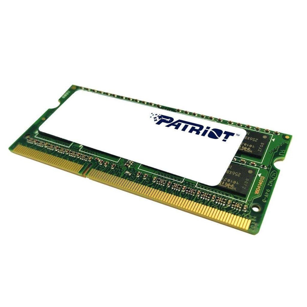 Patriot Signature Line 4GB DDR3L 1600MHz SO-DIMM Dual Rank - PSD34G1600L2S - CShop.co.za | Powered by Compuclinic Solutions