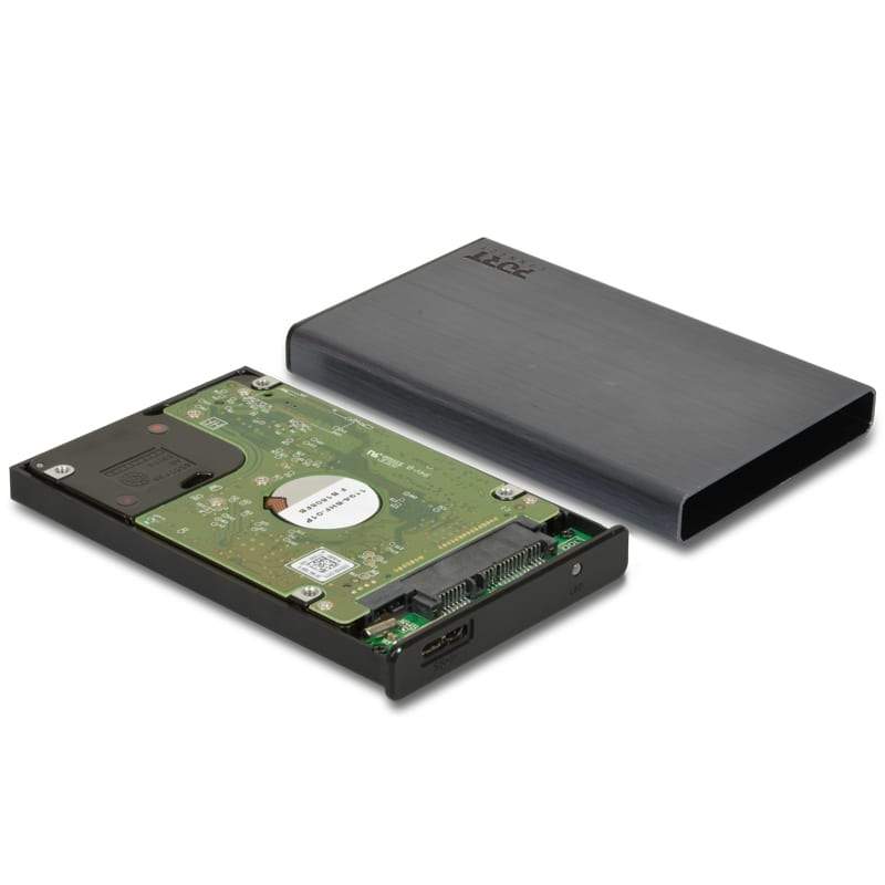 Port Connect 2.5 USB-C External HDD Enclosure Black - CShop.co.za | Powered by Compuclinic Solutions