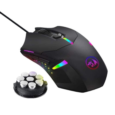 Redragon Redragon Centrophorus 7200 Dpi Rgb Gaming Mouse Black Rd M601 Rgb RD-M601-RGB