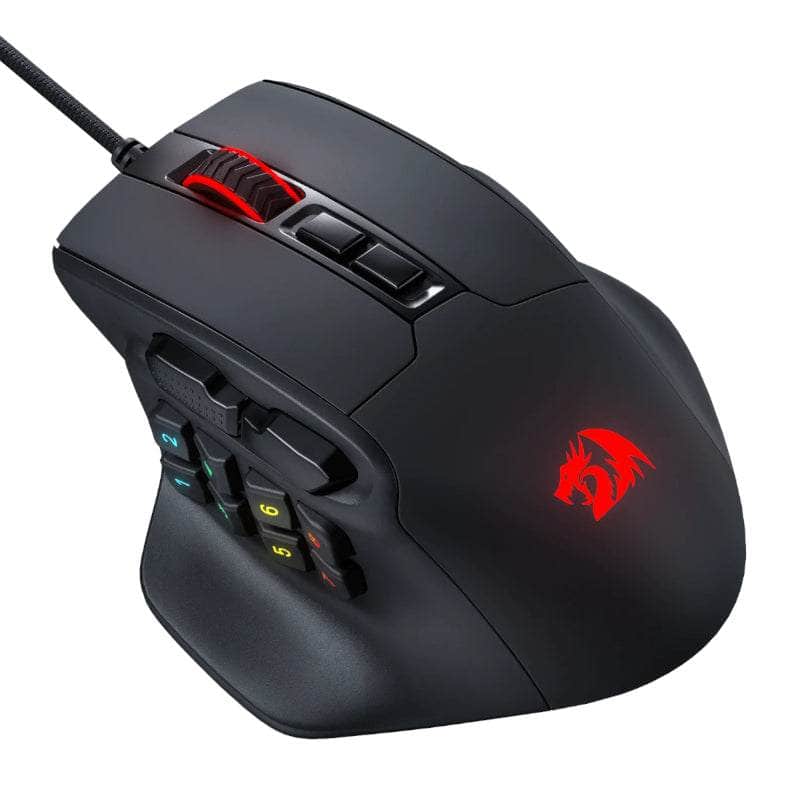 Redragon Redragon Mouse Aatrox 6200 Dpi Mmo Rgb Rd M811 Rgb RD-M811-RGB