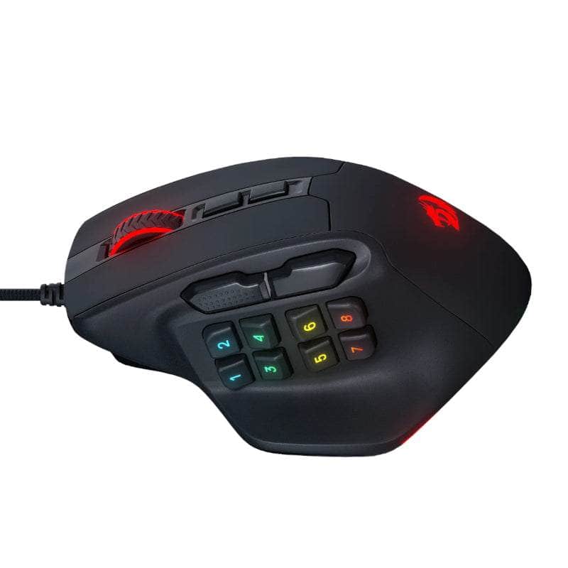 Redragon Redragon Mouse Aatrox 6200 Dpi Mmo Rgb Rd M811 Rgb RD-M811-RGB