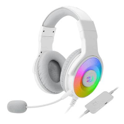 Redragon Redragon Over Ear Pandora 2 Usb|Aux Wh Rd H350 W Rgb 1 RD-H350W-RGB-1