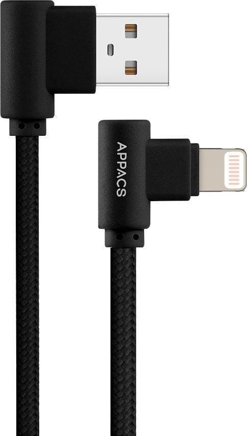 CShop.co.za | Powered by Compuclinic Solutions Right Angle Litghtning Cable Black U180L-B