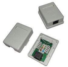 RJ45 WALL BOX SINGLE-NEW - CShop.co.za | Powered by Compuclinic Solutions